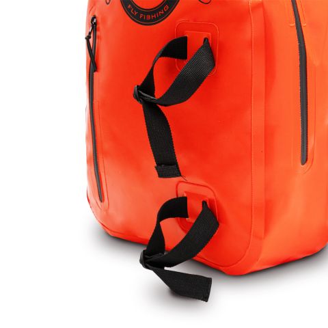 Mochila 18 Litros con cierre bolsillo frontal y porta tubo