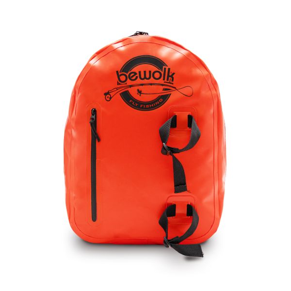 Mochila 18 Litros con cierre bolsillo frontal y porta tubo